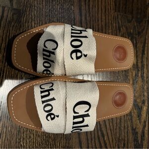 Chloe Woody Sandals - Size 39